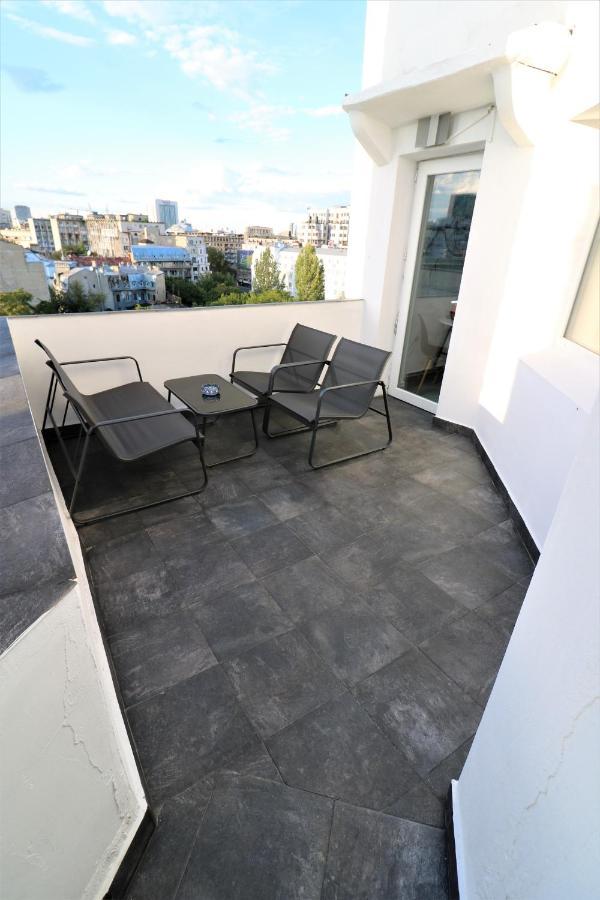 Athenee Palace Apartment - Panoramic View Terrace & Balcony - Free Minibar ブカレスト エクステリア 写真
